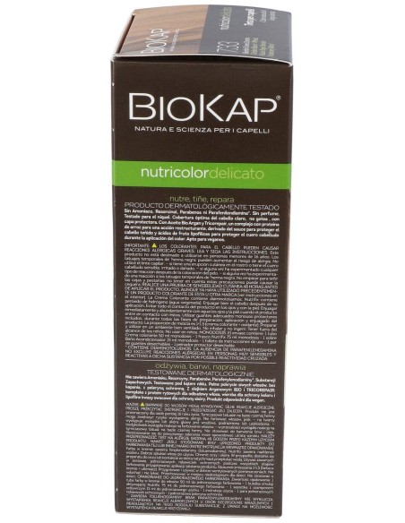 Tinte  Rubio Trigo Dorado 140Ml. 7.33 Delicato de Biokap