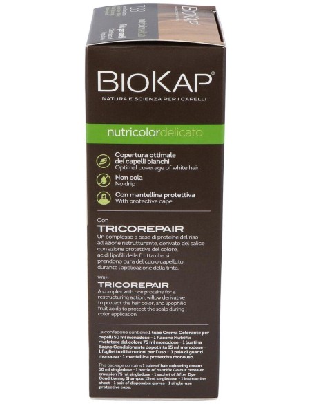 Tinte  Rubio Trigo Dorado 140Ml. 7.33 Delicato de Biokap