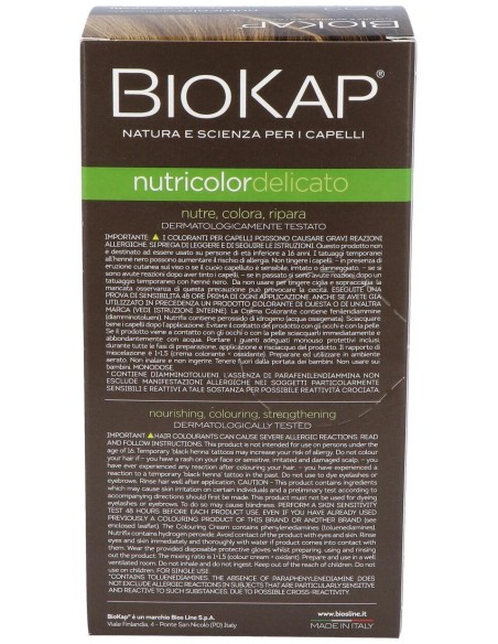 Tinte  Rubio Claro Natural 140Ml. 8.03 Delicato de Biokap