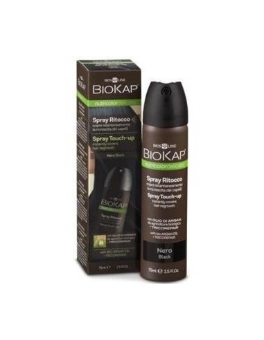 Spray Retoque Negro 75Ml. de Biokap