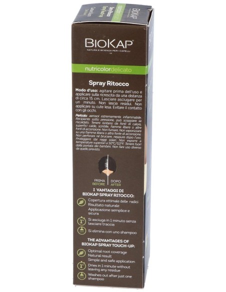 Spray Retoque Cascaño Oscuro 75Ml. de Biokap