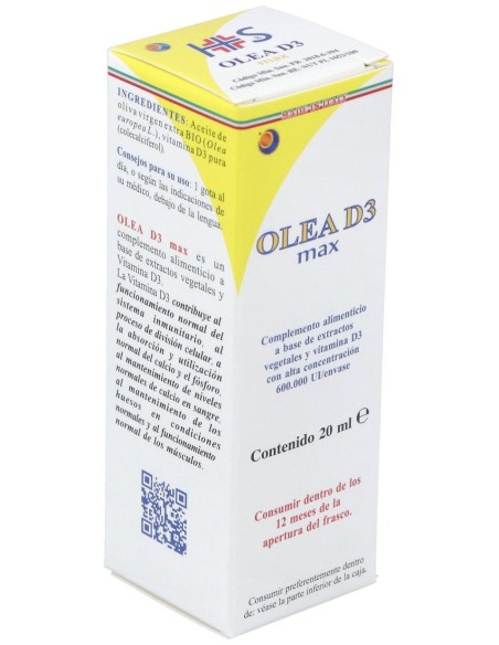 Olea D3 Max Gotas 20Ml. de Herboplanet