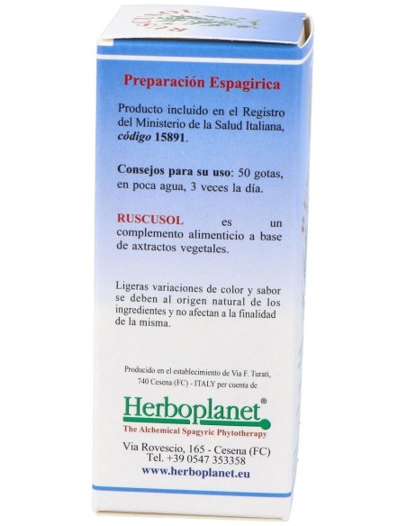 Ruscusol Gotas 50Ml. de Herboplanet