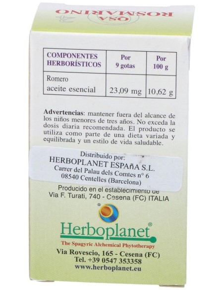 Qsa Rosmarino (Romero) Gotas 10Ml. de Herboplanet