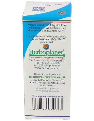 Tsa Silybum Marianum Frutos 50Ml. de Herboplanet
