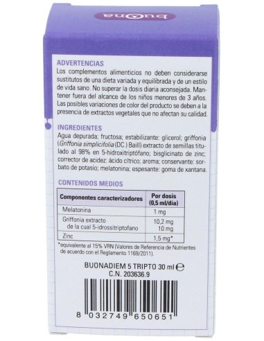 Buonadiem 5 Tripto 30Ml. de Buona