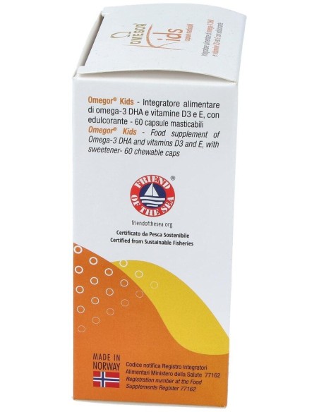 Omegor Kids Masticable 60Cap. de Uga Nutraceuticals