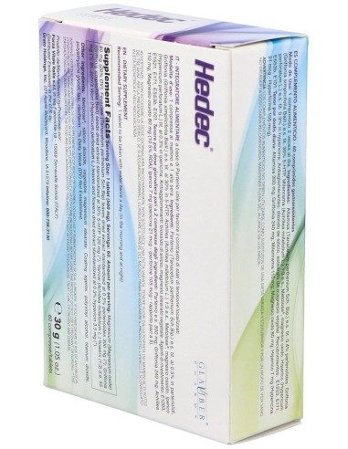 Hedec 60Comp. de Glauber Pharma