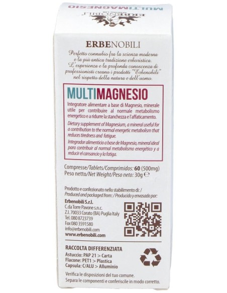 Multimagnesio Compost Magnesio 60Comp de Erbenobili