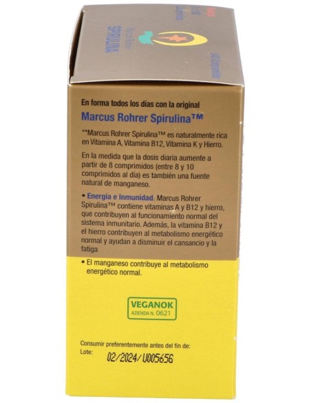 Espirulina Recarga 540 Comprimidos  de Marcus Rohrer