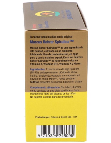 Spirulina Recarga 540 Comprimidos Marcus Rohrer Marcus Rohrer