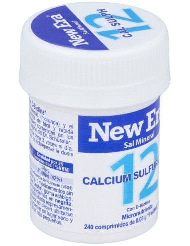 Sal Schussler Nº12 Calcium Sulfuricum 240Comp. de New Era