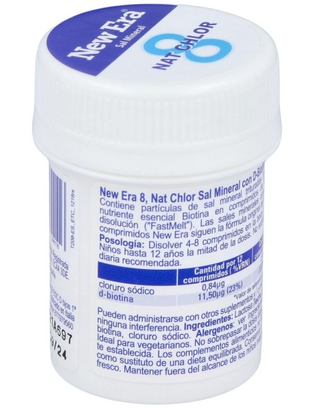 Sal Schussler Nº8 Natrium Chloratum 240Comp. de New Era