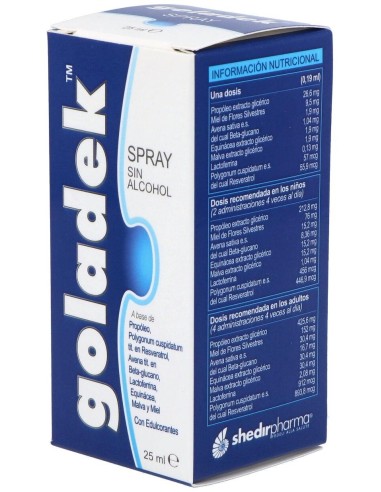 Goladek Spray 25Ml. de Shedir