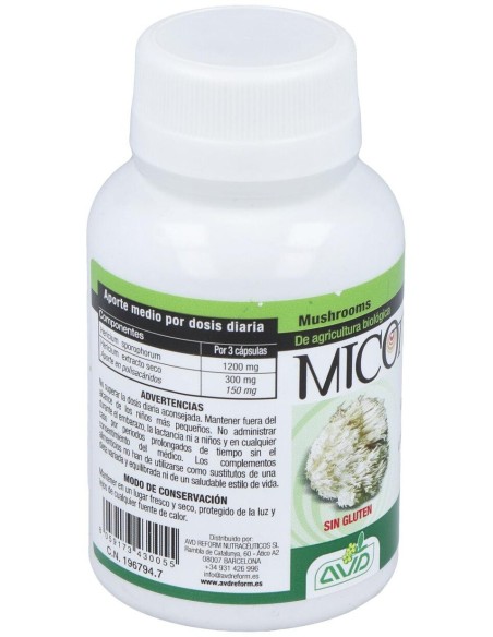Micotherapy Hericium 90Cap. de Avd Reform