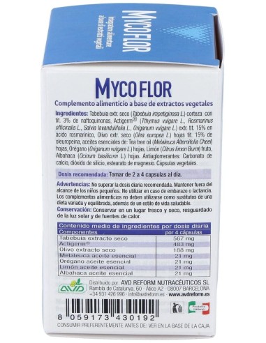 Mycoflor 60Cap. de Avd Reform