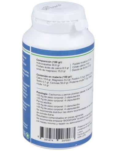 Biogesan Mascotas 120Cap. de Zoopharma Vet