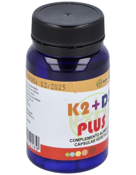 K2+D3 Plus 60Vcap. Vegan de Alfa Herbal