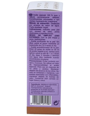Aceite De Arbol Del Te 50Ml. de Marnys