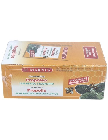Caramelos Propoleo Sin Azucar Expositor 20Ud de Marnys