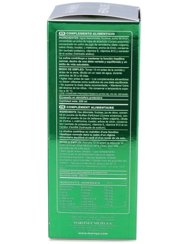 Hepalive (Ext.Alcachofa) 250Ml. de Marnys