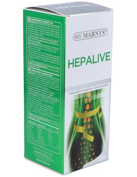 Hepalive (Ext.Alcachofa) 250Ml. de Marnys