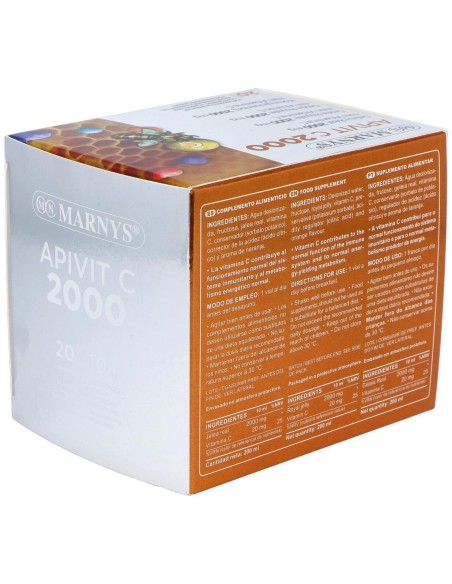 Apivit C Plus 2000Mg. 20Amp. de Marnys