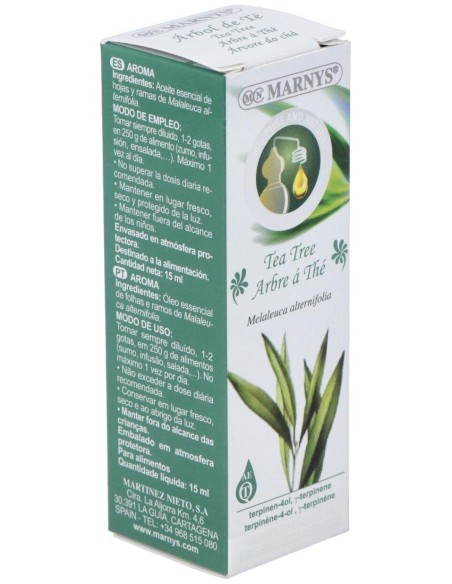 Tea Tree  Aceite Esencial Alimentario 15Ml. de Marnys