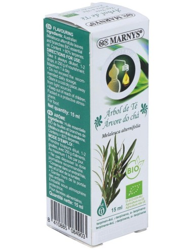 Tea Tree Aceite Esencial Alimentario 15Ml. Bio de Marnys
