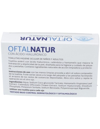 Oftalnatur 20Toallitas Oculares de El Naturalista