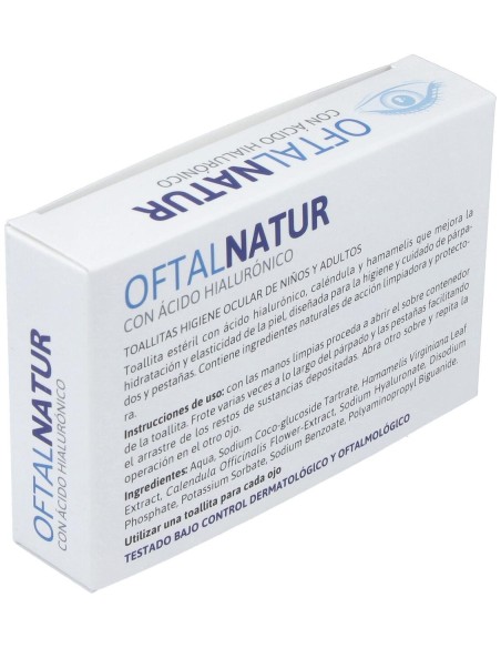 Oftalnatur 20Toallitas Oculares de El Naturalista
