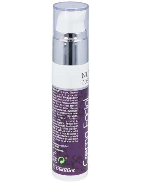 Crema Facial Bio Con Ac. Hial. Y Colag 50 Ml de Ynsadiet