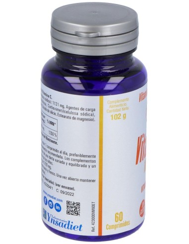 Vitamina C 1000Mg 60 Comp de Ynsadiet