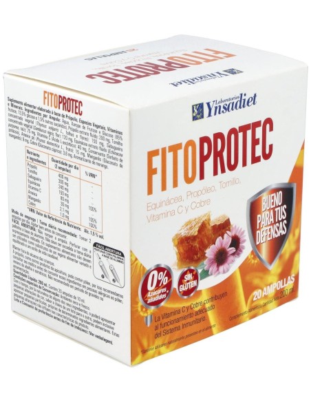 Fitoprotec + Echinacea. 0% Azúcar 20 Amp de Ynsadiet
