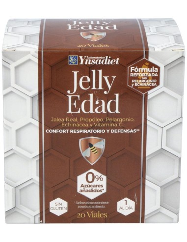 Jelly Edad 0% Azucar 20 Viales de Ynsadiet