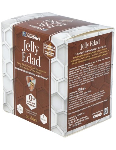 Jelly Edad 0% Azucar 20 Viales de Ynsadiet