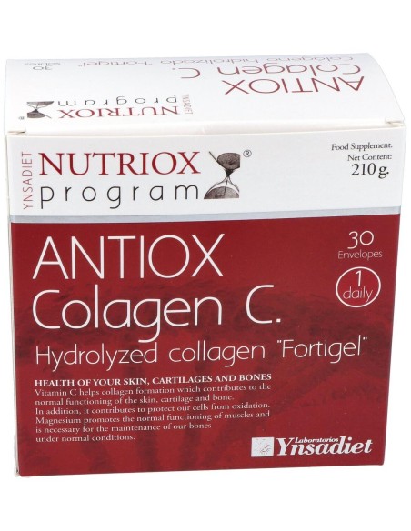 Colágeno Antiox Fortigel 30 Sobres de Ynsadiet