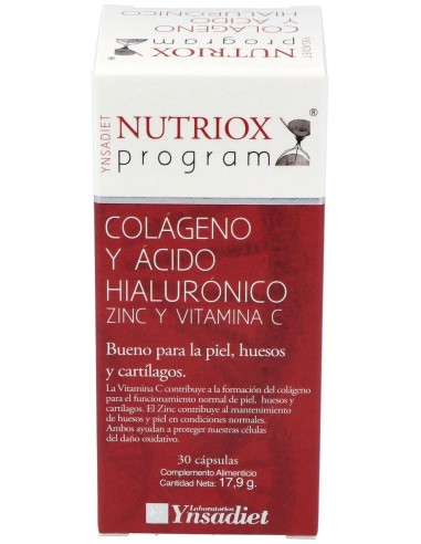 Acido Hialuronico y Colageno 30 Capsulas de Ynsadiet