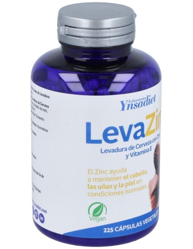 Levazinc (Levadura De Cerveza Viva) 350Mg. 225Cap. de Ynsadi