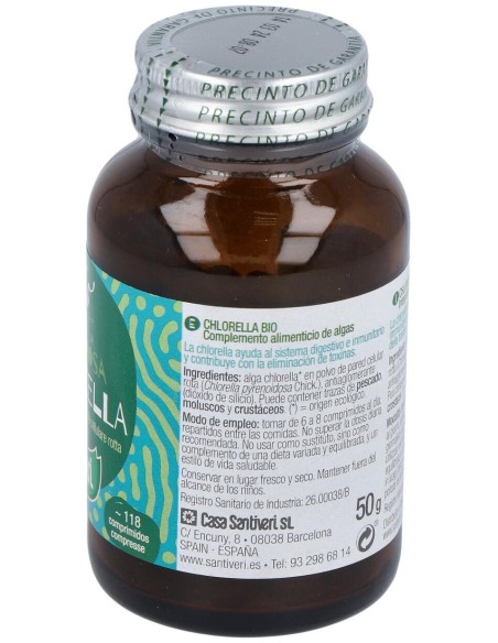 Alga Chlorella 118Comp. Bio de Santiveri