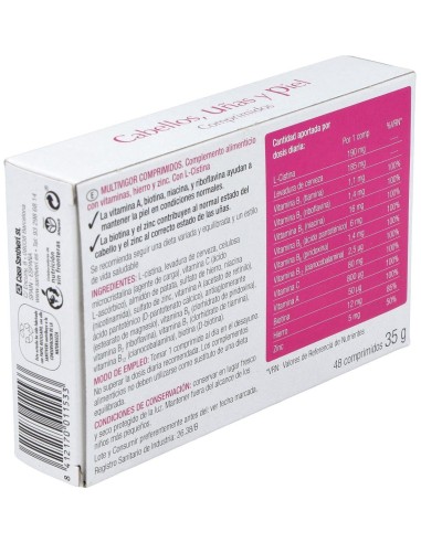 Multivigor Cabello Uñas Y Piel 48Comp. de Santiveri