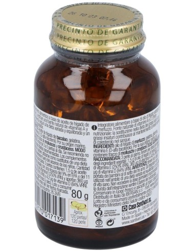 Aceite De Higado De Bacalao 120Perlas de Santiveri