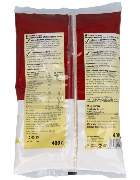 Lecitina De Soja Bolsa 400Gr. de Santiveri