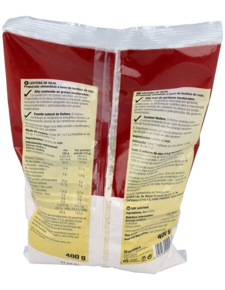 Lecitina De Soja Bolsa 400Gr. de Santiveri