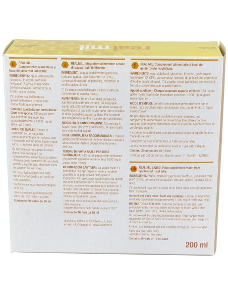 Realmil Liquida 20Viales de Santiveri