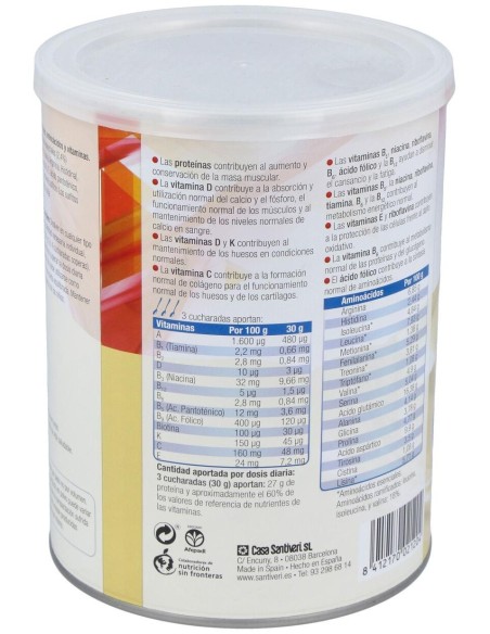 Protein-90 Vainilla 200Gr. de Santiveri