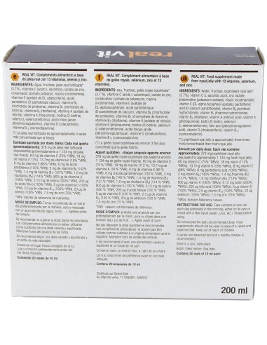 Realvit Vitaminada 20Viales de Santiveri