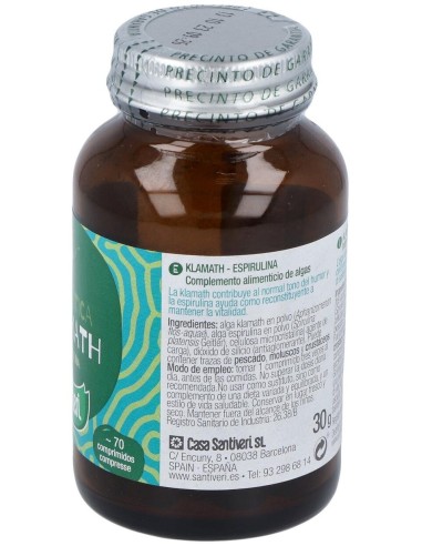 Alga Klamath 70Comp. de Santiveri