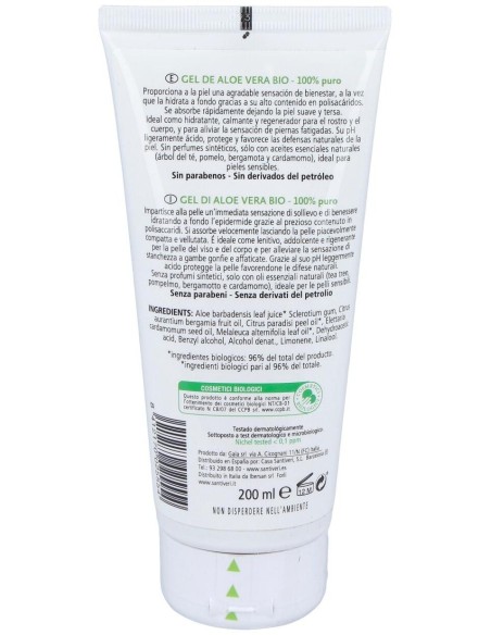 Gel Aloe Vera 200Ml. Bio** de Santiveri