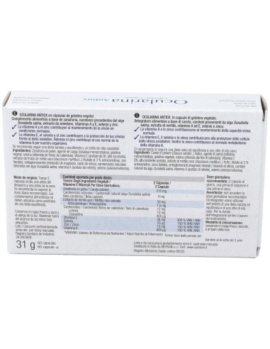 Ocularina Antiox 60Cap. de Santiveri